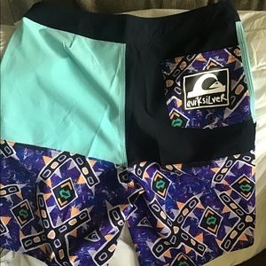Boys quicksilver board shorts, brand new!